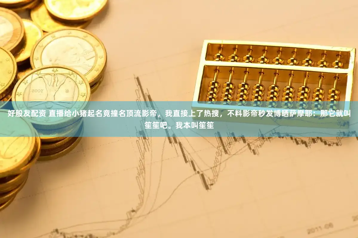 好股友配资 直播给小猪起名竟撞名顶流影帝，我直接上了热搜，不料影帝秒发博晒萨摩耶：那它就叫笙笙吧。我本叫笙笙