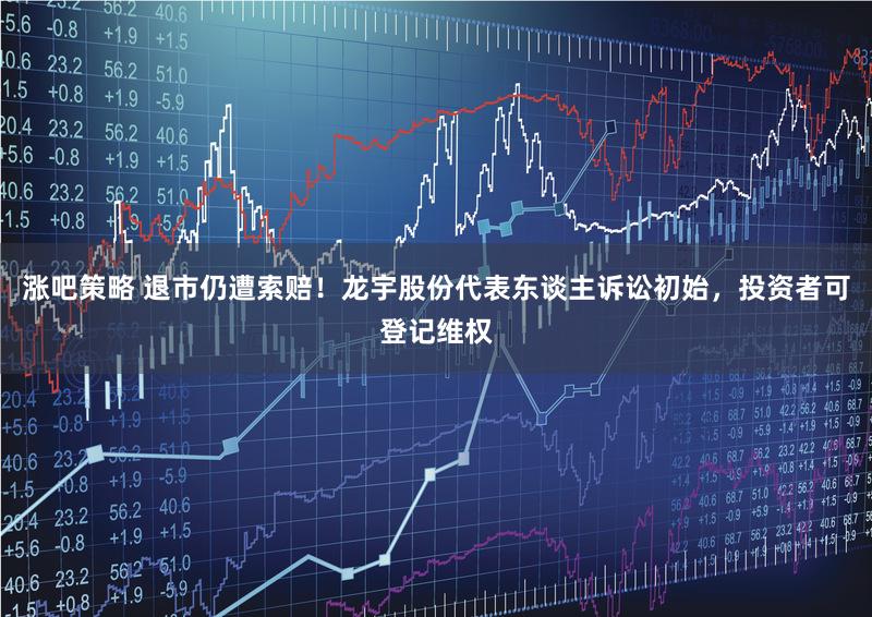 涨吧策略 退市仍遭索赔！龙宇股份代表东谈主诉讼初始，投资者可登记维权