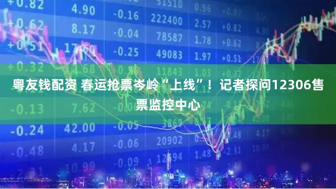 粤友钱配资 春运抢票岑岭“上线”!记者探问12306售票监控中心