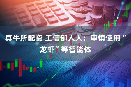 真牛所配资 工信部人人:审慎使用“龙虾”等智能体