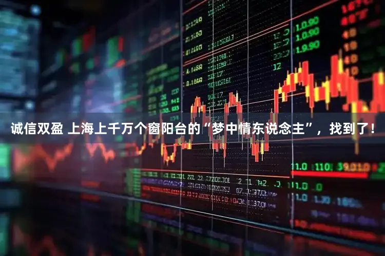 诚信双盈 上海上千万个窗阳台的“梦中情东说念主”，找到了！